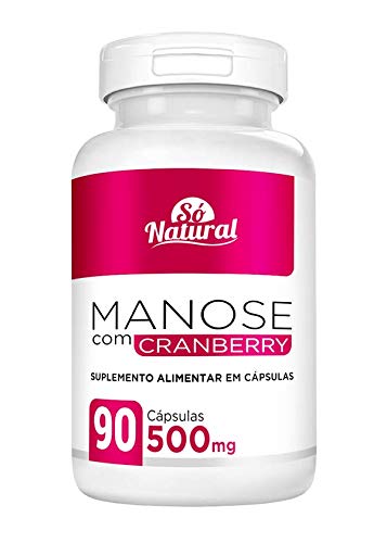 D-Manose com Cranberry 500 mg 90 Cápsulas Só Natural
