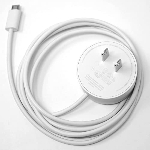 Google Home Mini Power Cord, Replacement Original Google Ac Charger Adapter Power Supply G1009 Micro-Usb - Bulk Packaging - White #TOP1