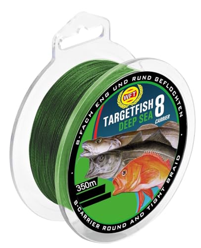 WFT TF8 Surf Deep Sea Green 350m - Meeresschnur, Durchmesser/Tragkraft:0.22mm / 20kg Tragkraft