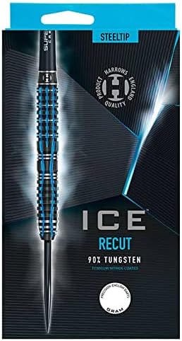 Harrows Ice Rebut Tungsten Steel Tip 90% Arrows (Pack of 26), Black/Blue, 26 g - Image 4