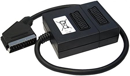 World of Data Scart Splitter 3 Way - 21-pin Scart (Fully Wired) - Male to 3 x Female - Audio - Video - Adapter - Multiplier