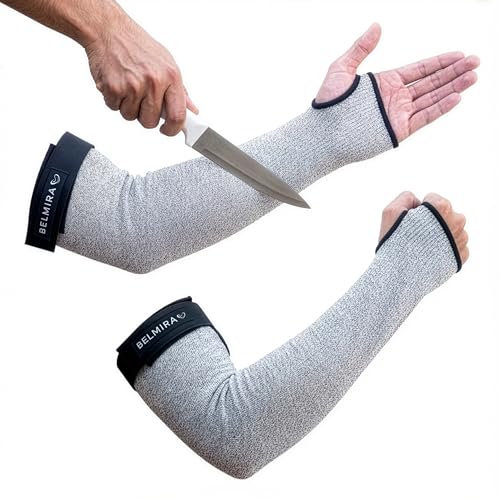 Belmira Cut Resistant Sleeves with Thumb Hole - ANSI A4...