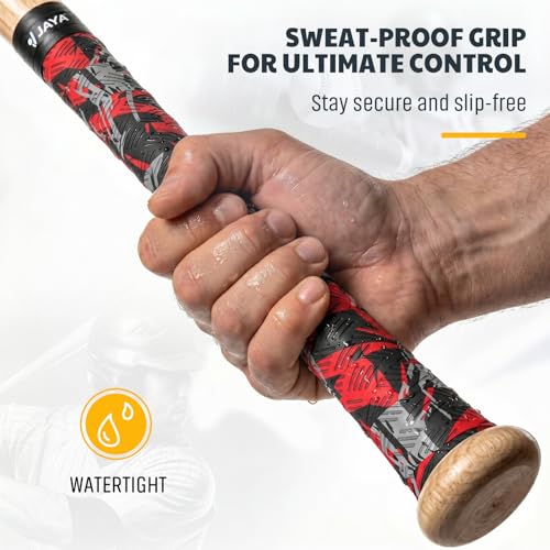 Baseball Bat Grip Tape 2 Pack Mixed Color - 1.1mm Cushioned Full Adhesive — view 3