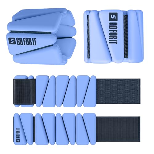 SPORTBIT Wrist and Ankle Weights for Women, Single Blue