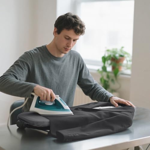 Tabletop Ironing Board with Iron Holder, RAINHOL Small Folding Ironing Board with Cover and Pad, Portable Compact Mini Iron Table for Home & Travel, Black by RAINHOL - Image 7