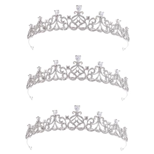 Healeved 3piezas De Novia Diseño De y Rhinestones Elegante Diadema Para Bodas y Para Novias y De Honor