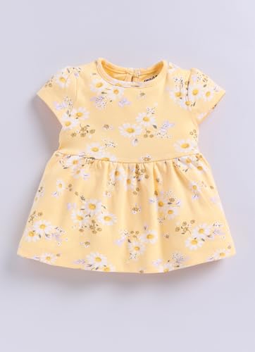 Image of Smart Baby Cotton Frock Set for Baby Girls - Soft Interlock Cotton
