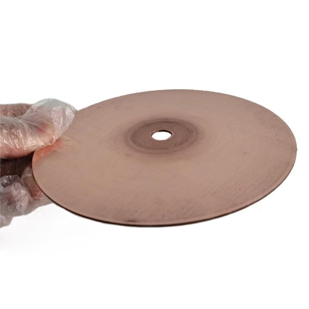 150mm/6 Inch & 200mm/8 Inch Copper Polishing Disc,1.5mm Thick Lap for Gemstone, Metal and Stone Finishing(6 inch 150mm)