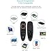 BL Air Mouse Remote Control, Voice Remote 2.4G RF Wireless Remote Control with 6-Axis Gyroscope IR Learning, USB Air Mouse Remote for PC Smart TV Android TV Box HTPC Laptop Projector Android Windows