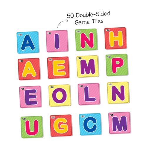 Image of GiniMini Tic-Tac-Go! Sorting & Strategy Game for Kids 4 5 6 | 50+ Tiles Power-Up Cards Mystery Tiles & Challenges | Educational Family Activity & Birthday Gift for Boys Girls | Fun Learning Toy