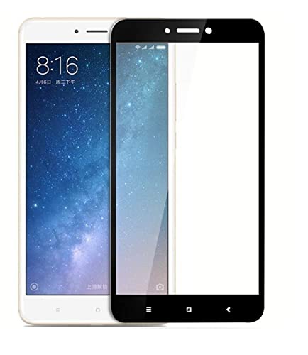 Image of NISHTECH for Redmi Mi Max, Mi Max 2 Tempered Glass HD with Edge to Edge Coverage and easy Installation kit