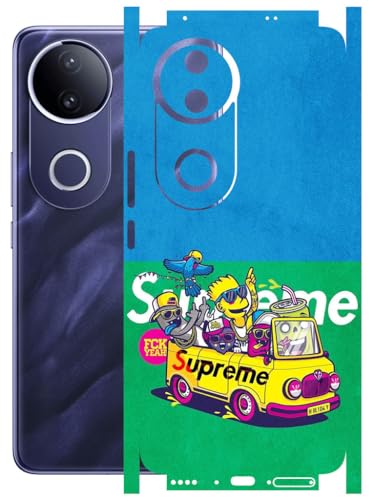 Image of AtOdds - Full Body Back Screen Guard Protector Film - Lamination Wrap Skin Sticker Compatible with VIVO T4R (5G) | Scratchproof Matte Finish (Simps)