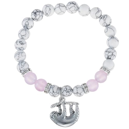 Kivosliviz Sloth Bracelet Gifts for Women Adults Sloths Lovers Themed Birthday Stuff Jewelry Sloth Bracelet