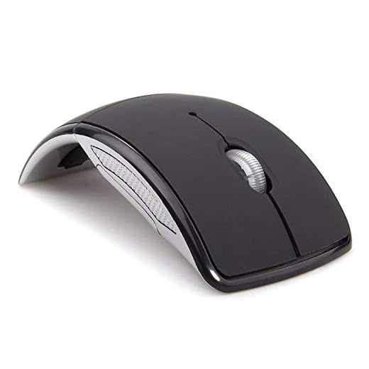 XBOSS V1 2.4GHz Wireless Folding Foldable Arc Optical Mouse with USB Receiver for PC Laptop MacBook