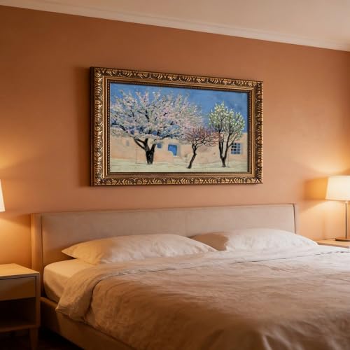 Toile Spring New Mexico Gustave Baumann déco murale facile à installer