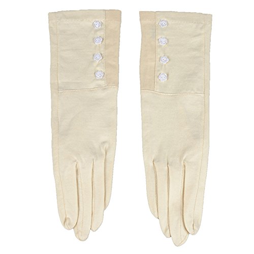 Kenmont Frauen-Sommer Damen 100% Baumwolle mit kurzen UV-Schutz Sun Driving-Handschuhe (Color Pink) Cover