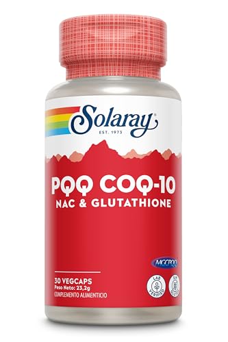 Solaray PQQ, CoQ10, NAC & Glutation 30 cápsulas