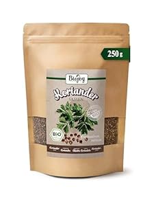 Biojoy BIO-Koriandersamen ganz (250 g), Koriandersaat ohne Zusätze (Coriandrum sativum)