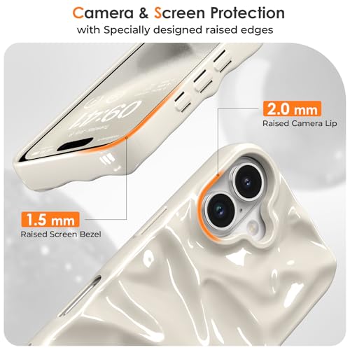 Coque de téléphone mignonne pailletée iPhone 16 Plus idée cadeau - 5