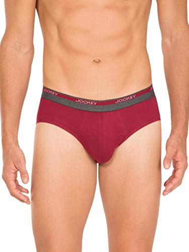 Image of Jockey 8037 Men's Super Combed Cotton Solid Brief with Ultrasoft Waistband