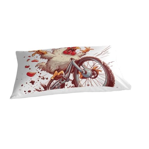 Housses de couettes 3D Le Coq en microfibre de qualité supérieure 135x200cm