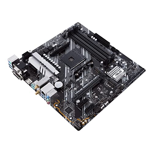 PRIME B550M-A WiFi II Scheda Madre microATX, AMD B550, Socket AM4, DDR4, PCI 4.0, LAN Realtek 1Gb, WiFi 6 (802.11ax), 2xM.2, 4xSATA 6GB/s, 2xUSB 3.2 Gen 2, Supporto Aura Sync RGB, Nero - Scheda madre - Immagine 4