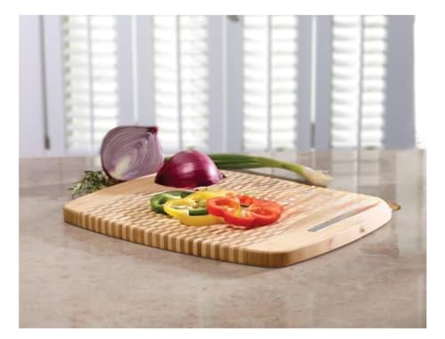 Tabla de cortar KitchenAid de bambú doble cara 35x28 cm miniatura 1