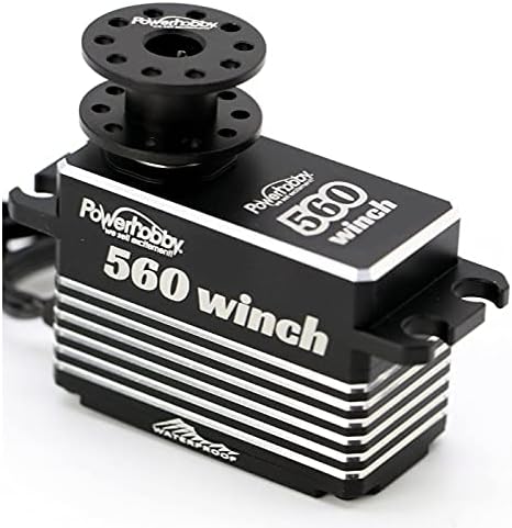 Powerhobby 560 HV Waterproof Low Profile Smart Winch Brushless Rock Crawler 33KG Servo