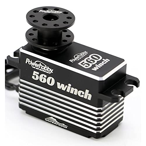 Powerhobby 560 HV Waterproof Low Profile Smart Winch Brushless Rock Crawler 33KG Servo