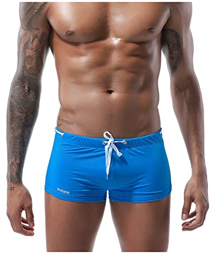 Casey Kevin Herren Badehosen, Herren Badeshorts, Schwimmhose Kurz Eng Anliegend Schwimmen Kurze Shorts Schnelltrockend Swimming Trunks