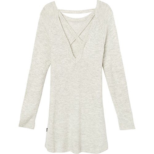 Rvca Women's De La Sweater Dress, Heather Grey, M #TOP1