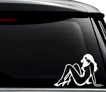 Sexy Nude Girl Decal Sticker For Use On Laptop, Helmet, Car, Truck, Motorcycle, Windows, Bumper, Wall, and Decor Size- [15 inch] / [38 cm] Wide / Color- Gloss Black
