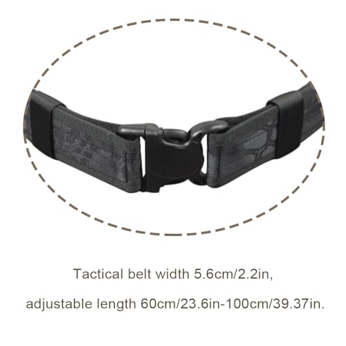 Cinto tático para caça, montanhismo, caminhadas, acampamento, ciclismo e outros esportes ao ar livre