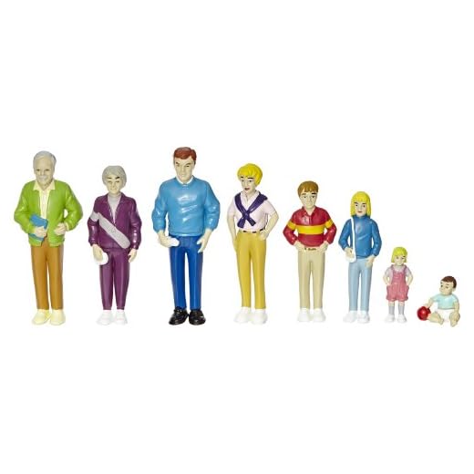 Marvel Education Pretend Play Family Doll Figures for Kids (Set of 8)