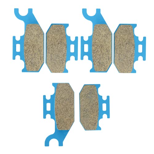Front Ceramic Brake Pads Kit Compatible with Can-Am Outlander 400 500 650 800, Renegade 500 EFI 800R Replaces 705600398 705600350 705600349