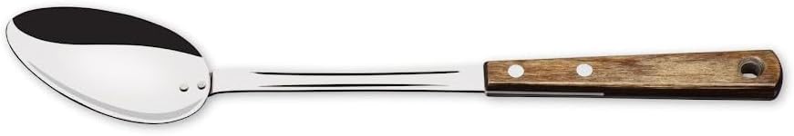 Tramontina Landhaus Vegetable Spoon, Real Wood Handle, Dishwasher Safe