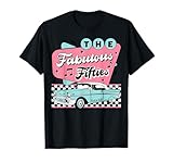 The Fifties 1950s Car Music Checkerboard Rockabilly Sock Hop T-Shirt