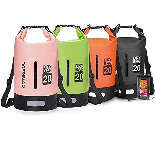 Blackace arteesol Waterproof Dry Bag 5L 10L 20L 30L Waterproof Bag with Long Adjustable Handle for Kayaking Boat Excursion Canoe/Fishing/Rafting/Swimming/Snowboarding