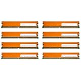 Capacité totale : 2 Go KEALBAUS Lot de 8 mémoires RAM DDR2 1066 MHz PC2 8500 1,8 V 240 broches pour ordinateur de bureau DIMM 240 broches