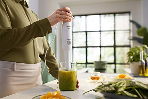 Philips Staafmixer Daily Collection - 650 Watt - Antispat mesbeschermer - Snelle ontkoppeling met 1 knop - Inclusief beker - HR2531/00 - Image 5