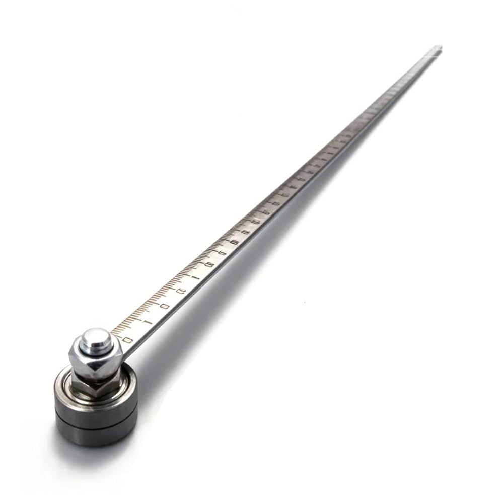 Littimoon Adjustable Circular Saw Guide Rail for Wood Cutting, Positioning Caliper for Precise Measurement Tool A