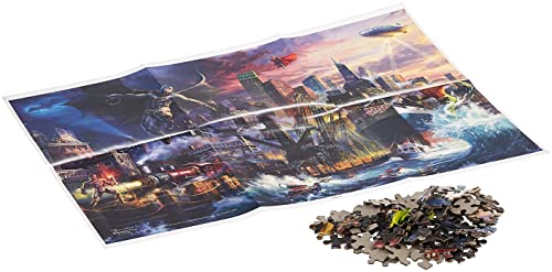 Ceaco 3154-6 Thomas Kinkade - Dc Comics - Justice League Showdown At Gotham Pier - 1000 Piece Jigsaw Puzzle thumb #4