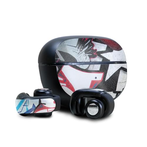 Image of Glossy Glitter Skin Compatible with Bose Ultra Open Earbuds - Graffiti Mash Up - Premium 3M Vinyl Protective Wrap Decal Cover - Easy to Apply | Crafted in The USA by MightySkins