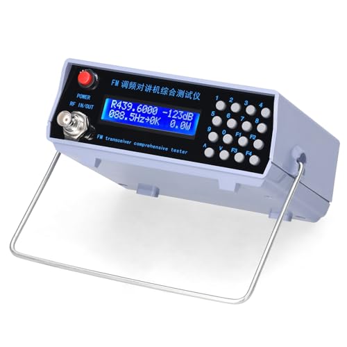Comprehensive Signal Generator Frequency Modulation Transceiver Tester Multi-functional Repeater Test Meter with Signal Source Power Frequency Subtone Measurement Function for VHF UHF Radio Handheld - Thumbnail 2