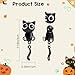 Adorable Black Cat Earrings for Women Cute Cat Paw Stud Earrings Halloween Christmas Jewelry Gifts