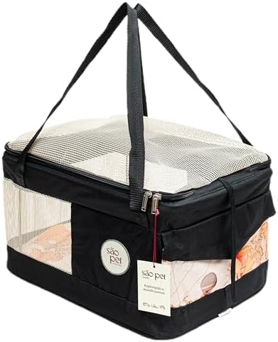 São Pet Bolsa Aerial Para Transporte De Cães E Gatos Em Avião - 4...