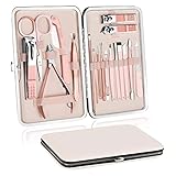 🎀【Funda de Cuero de Moda】: Las herramientas de manicura JOLIGAEA vienen con un diseño de empaque estético. Se abre fácilmente con solo presionar un botón. Almacenar sus herramientas y evitar que se pierdan. El estuche está hecho de tela de alta calidad y cuero PU, antideslizante y resistente al desgaste, suave y cómodo, que es elegante y es un gran regalo.