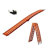 Gummierte Auflage: Die Enden der Auflage sind mit gummierten Schutzkappen versehen, wodurch ein Verrutschen effektiv verhindert wird