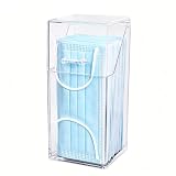 Chrees Transparenter Maskenhalter mit Schutzdeckel