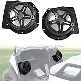 SAUTVS 6.5' Under Dash Kick Speaker Pod Brackets for Yamaha Drive2 G29 Accessories, Front Kick Panels Loudspeaker Mount Support 6.5inch Speaker Devices for Yamaha Drive2 G29 Standard Golf Cart, 2PCS